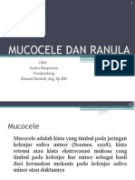 Mucocele Dan Ranula