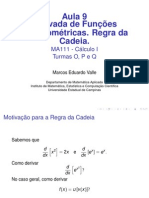 Derivadas Trigonometricas - Demonstraçôes e Exemplos