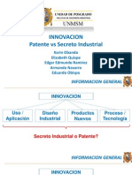 Innovación - Patente Vs Secreto Industrial