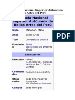 Escuela de Bellas Artes Lima