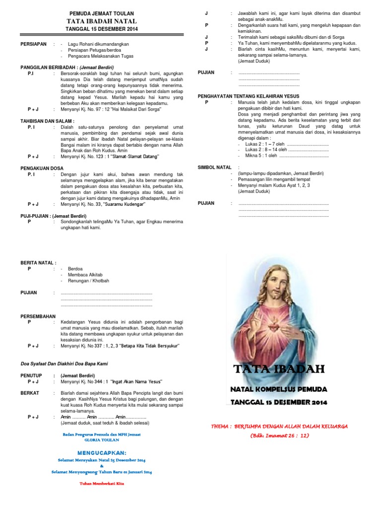 The ROMP Family: 35+ Ide Lagu Panggilan Beribadah Liturgi Natal