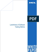 HCLT Whitepaper: Landmines of Software Testing Metrics