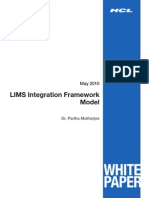 HCLT Whitepaper: LIMS Integration Framework Model