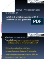 Windows Presentation Foundations - WPF Day 1