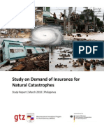 Summary_Study on Demand of Insurance for Natural Catastrophes Final