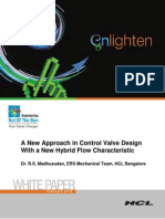 HCLT Whitepaper: A New Approach in Control Valve Design With A New Hybrid Flow Characteristic