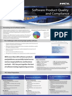 HCLT Brochure: Software Product Quality and Compliance