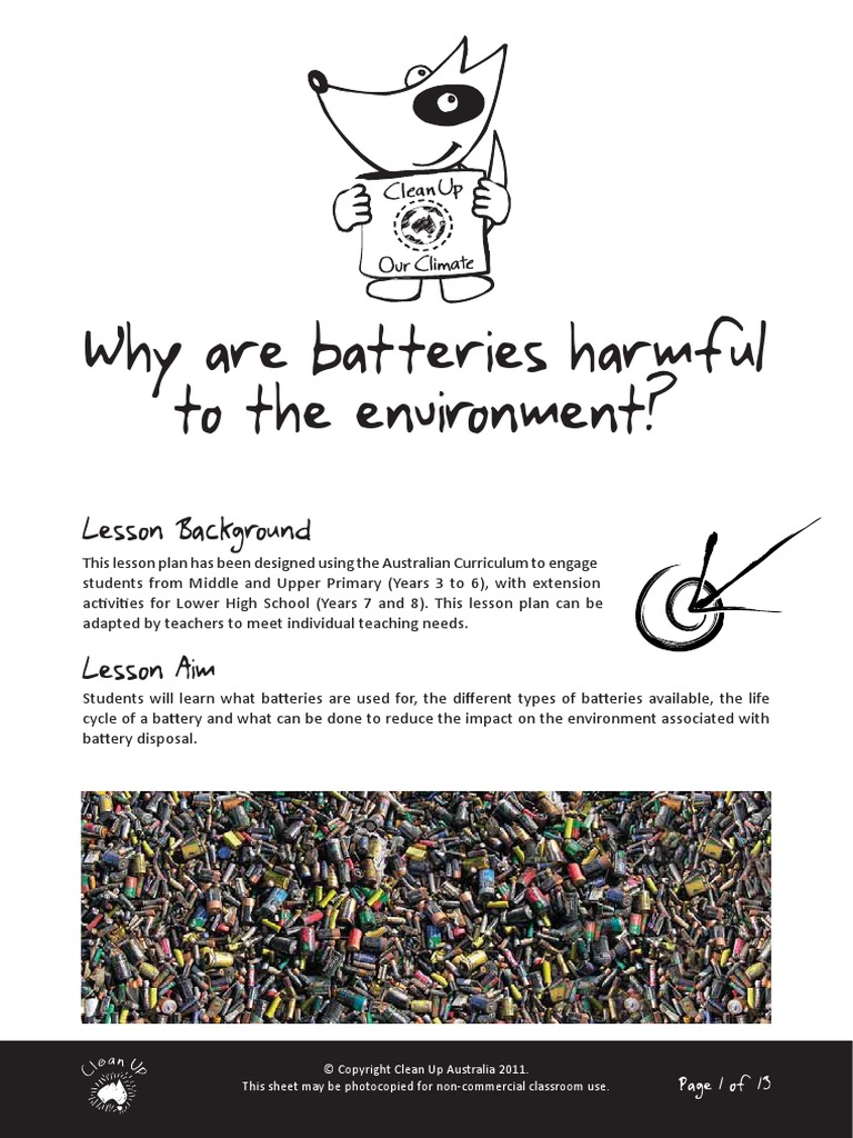 Why Are Batteries Harmful To The Environment Rechargeable Battery Recycling