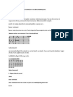 Unix Commands