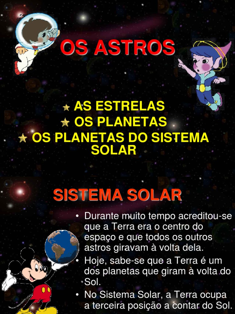 121 - Os Astros | PDF | Ciências e Matemática