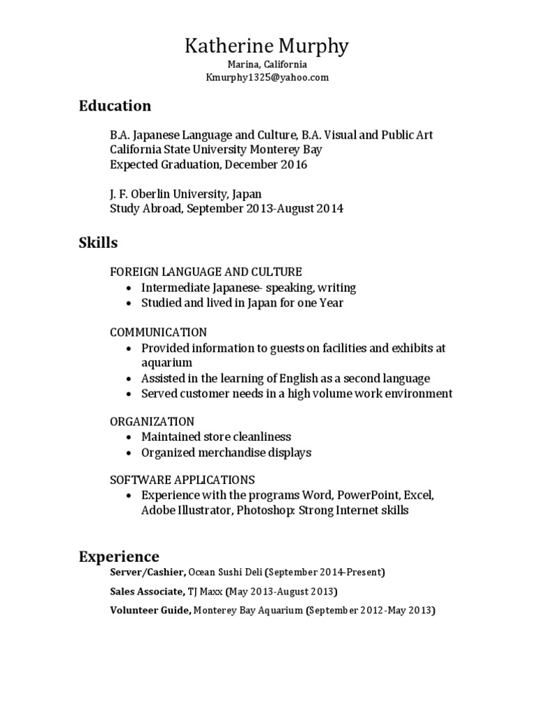 Basic Resume | PDF