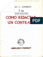 Alterini, Atilio - Como Redactar Un Contrato