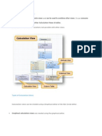 SAP HANA Calculation View