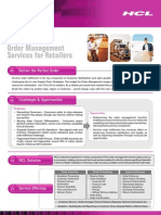 Multi-Channel Order Management Services for Retailers