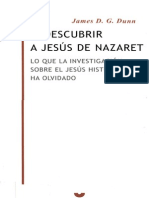 J. D. G. Dunn, Redescubrir a Jesus de Nazaret