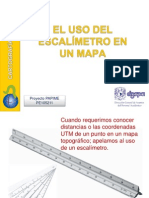 Uso de Escalimetro en Un Mapa