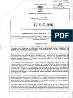 Decreto 2620 Del 17 de Diciembre de 2014