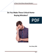 Do You Make These Critical Home-Buying Mistakes