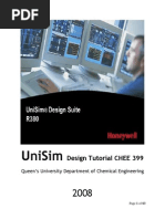 UniSim Design Tutorial 2