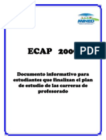 Documento Informativo ECAP 2009