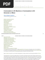 Commutation in DC Machine or Commutation in DC Generator or Motor - Electrical4u