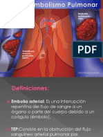 Fisiopatología del TEP en