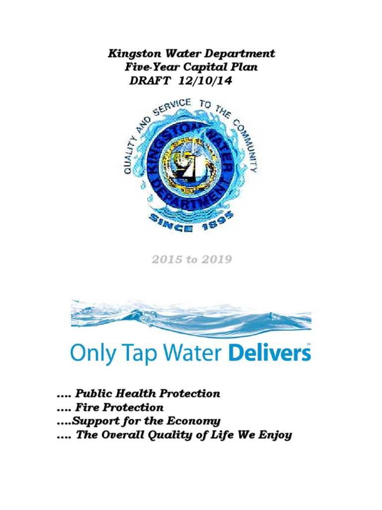 Kingston Water Department Capital Plan Scada Dam