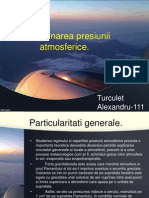 Determinarea Presiunii Atmosferice - Seminar.Meteorologie - Lucrari Practice