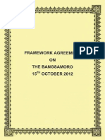 Framework Agreement On The Bangsamoro PDF