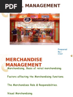 Retail Management: Prepared by - Jony Shakya