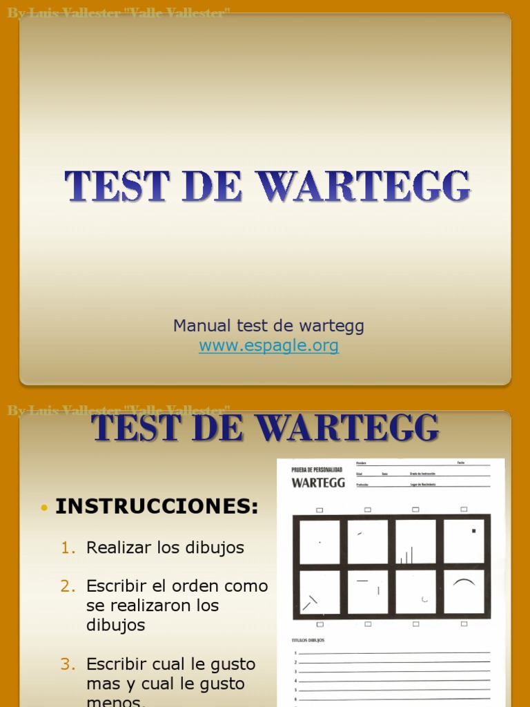 Manual del Test de Wartegg | PDF