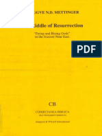 The - Riddle - of - Resurrection Dying and Rising Gods in The ANE - Tryggve - N. - D. - Mettinger