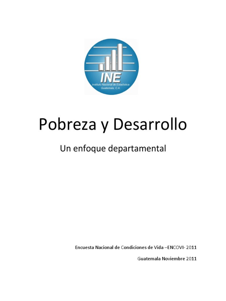 Pobreza y Desarrollo en Guatemala 2011 | PDF | Guatemala | Población