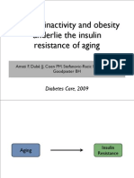 Physical Inactivity and Obesity Underlie The Insulin Resistance of Aging