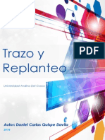 Informe de Trazo y Replanteo - Contrucciones