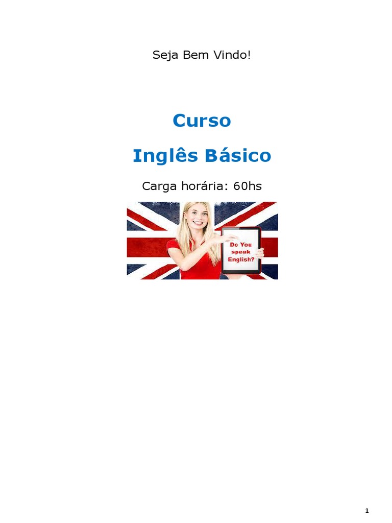 Curso Ingles Basico 1 | PDF | Almoço | Comidas e bebidas