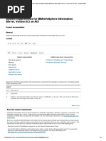 IBM System Requirements For IBM InfoSphere Information Server, Version 8