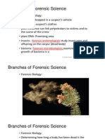 Branches of Forensic Science Guide