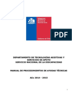 Manual Procedimiento de Ayudas Técnicas 2014 - 2015