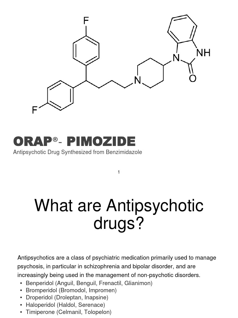Pimozide Antipsychotic Health Treatment Free 30day Trial Scribd