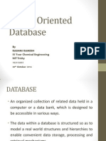 Object Oriented Database Management