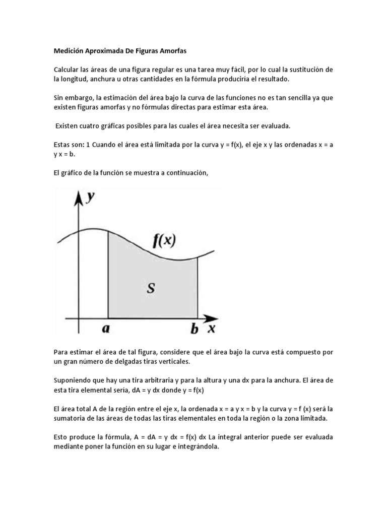 Medición Aproximada de Figuras Amorfas | Sistema de coordenadas