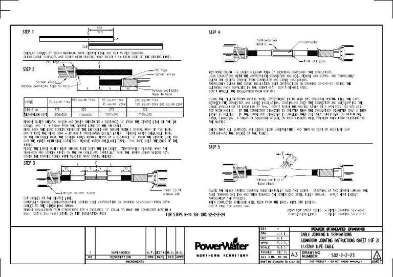 Straight Joint | PDF | Coaxial Cable | Insulator (Electricity)