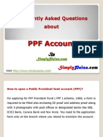 Frequently Asked Questions About PPF