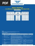 Mersul trenurilor Oradea Cheresig