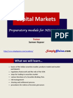 Capital Markets Courese For NISM SORM Preparation