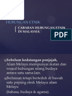 Cabaran Hubungan Etnik Di Malaysia