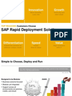 SAP Rapid Deployment Solutions: Simplicity Innovation Growth