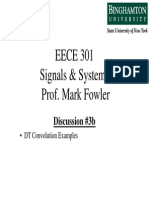 EECE 301 Signals & Systems Prof. Mark Fowler: Discussion #3b