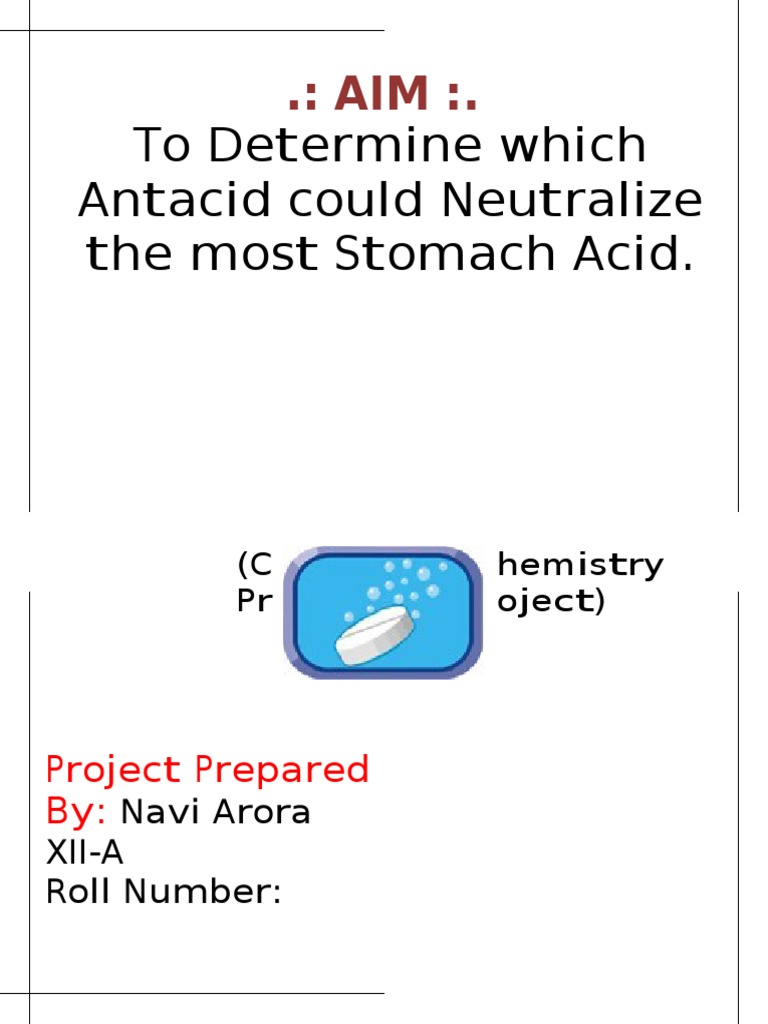 Antacid Acid Stomach